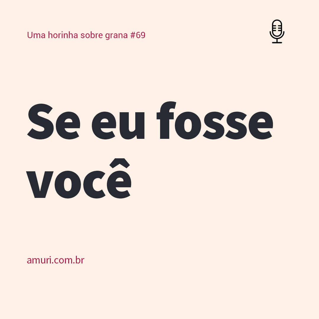 Uma horinha sobre grana