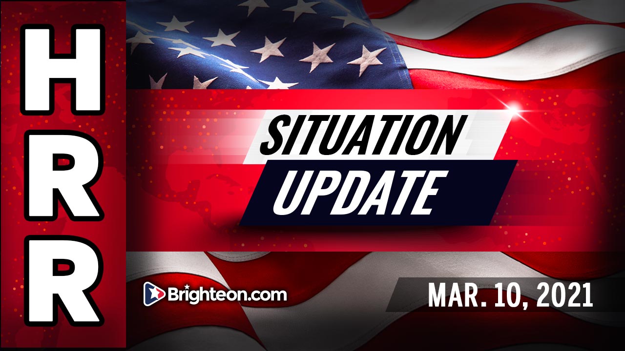 Situation Update, March 10th, 2021 - Maternity flight suits, covid terrorism and brain-busting nasal swabs