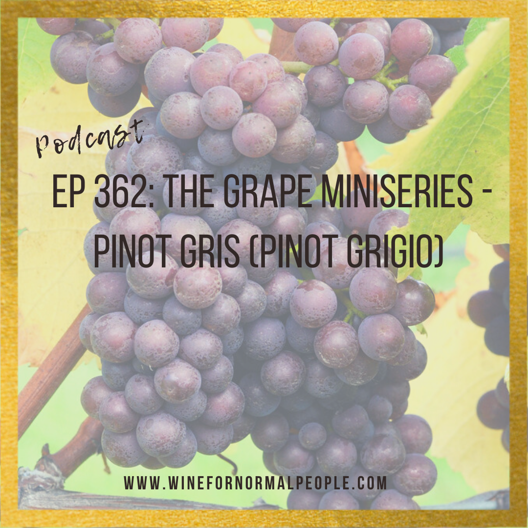 The Grape Miniseries -- Pinot Gris (Pinot Grigio)
