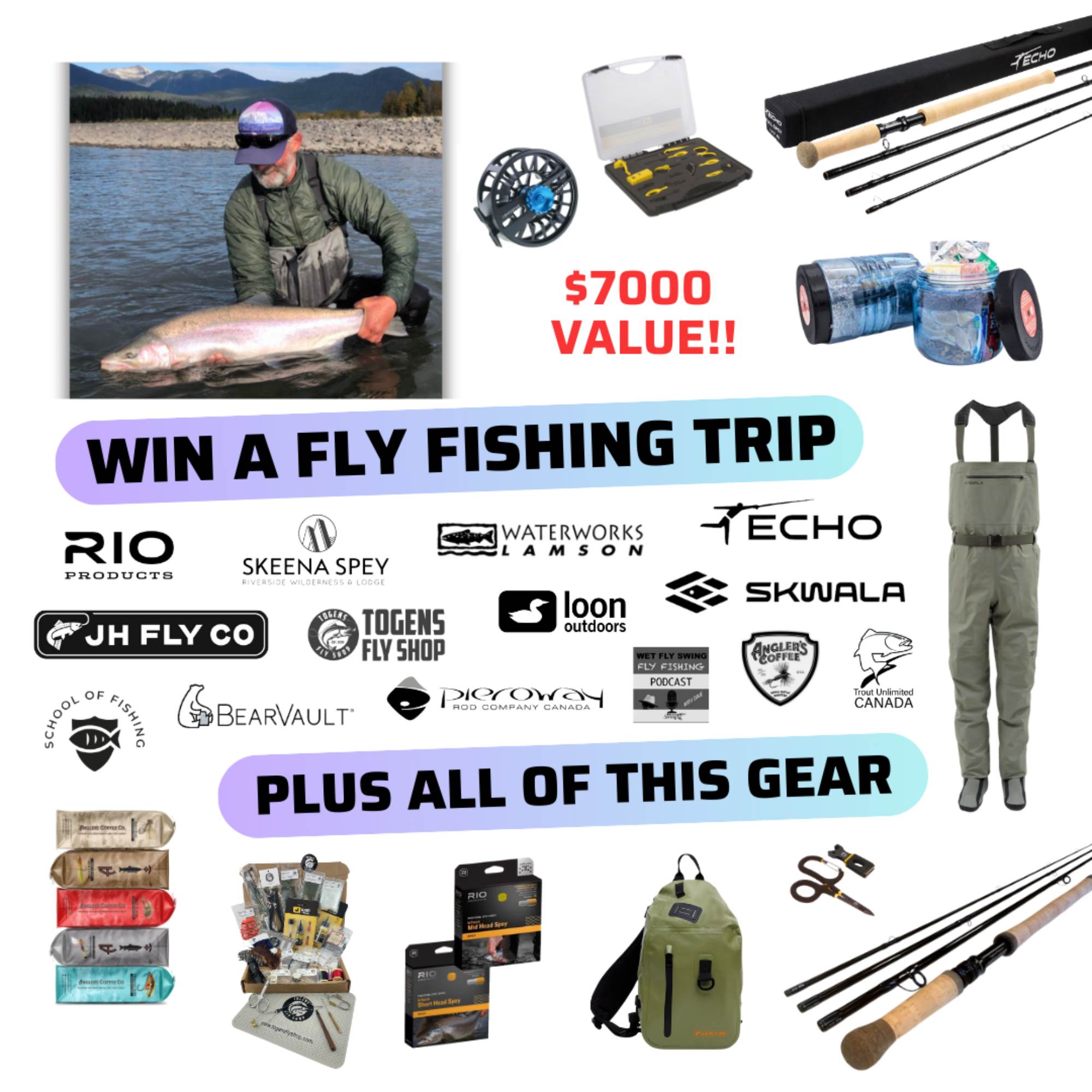 Skeena Spey School Bonus Announcement Last Day and Live Event Wet