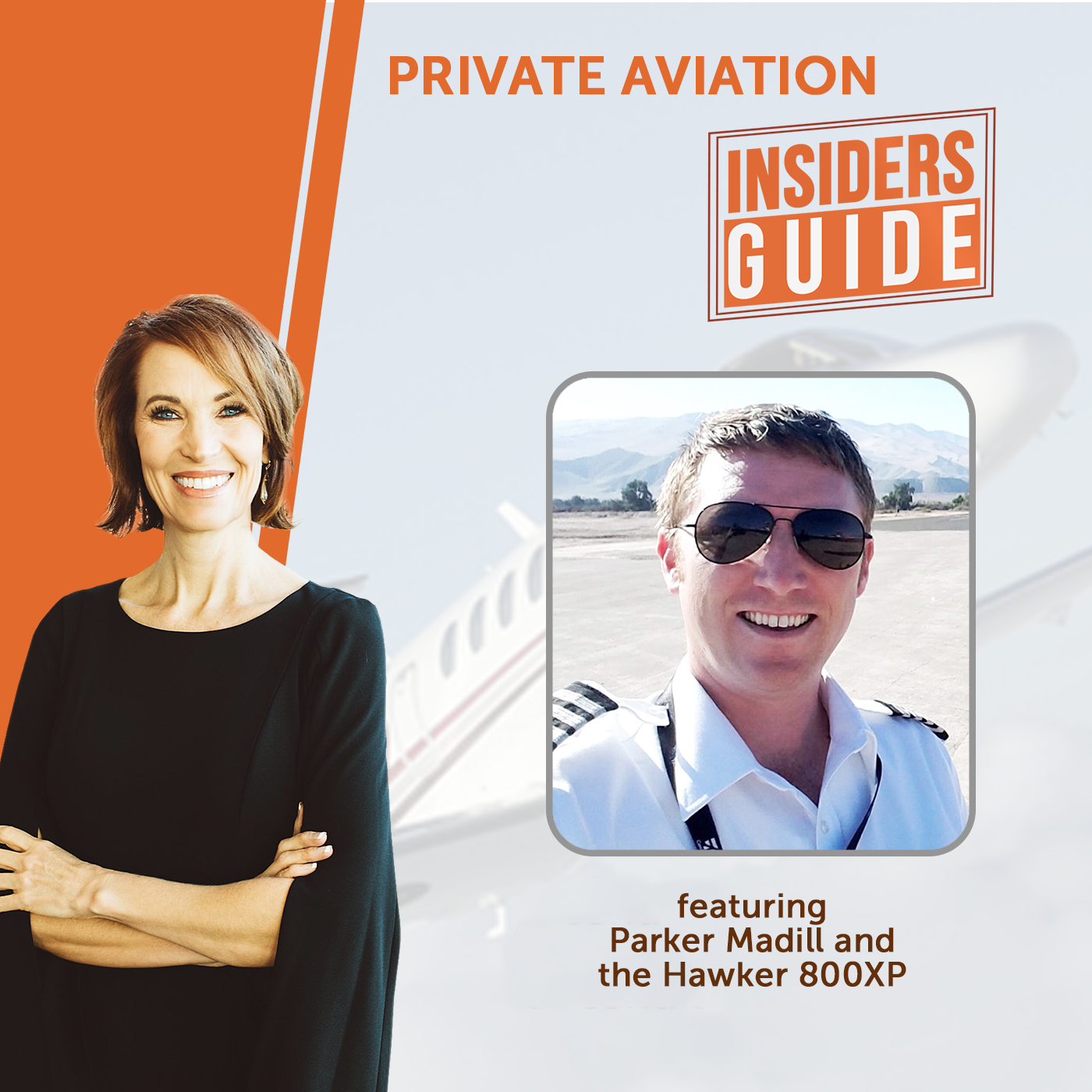 Hawker 800 and Caravan with Parker Madill