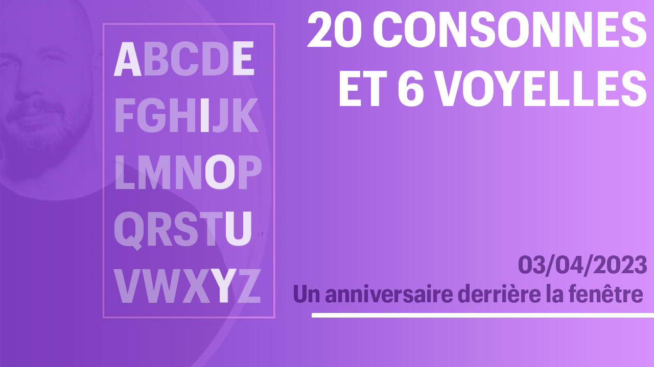 20 CONSONNES ET 6 VOYELLES