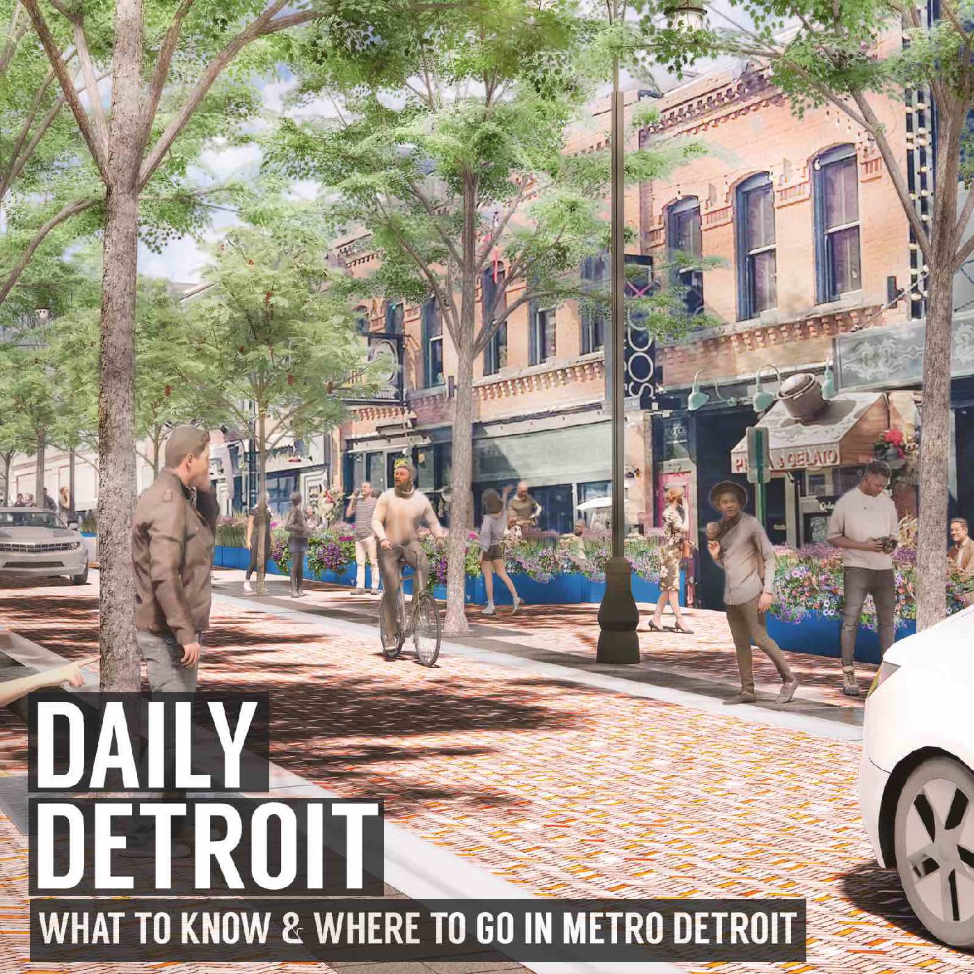 Big Greektown changes // Oakland County roundabouts // Driver licenses lagging