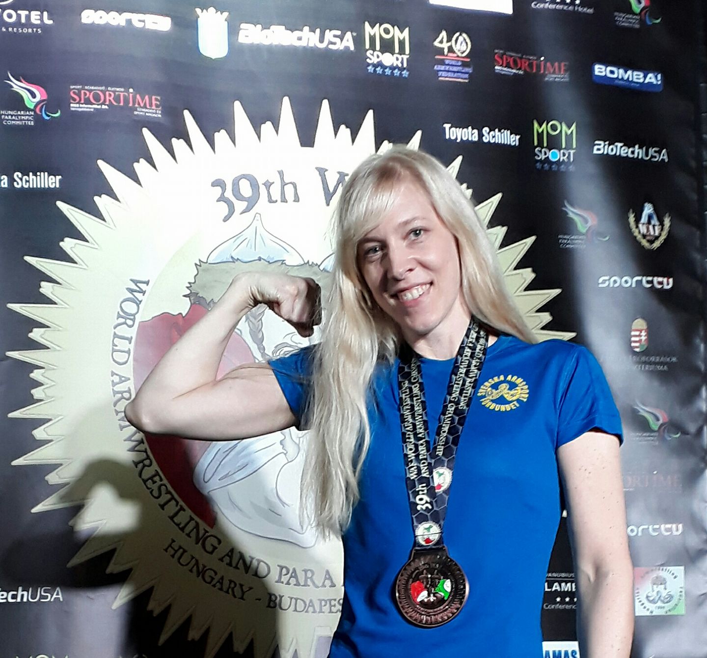 Maria Lundkvist älskar armbrytning