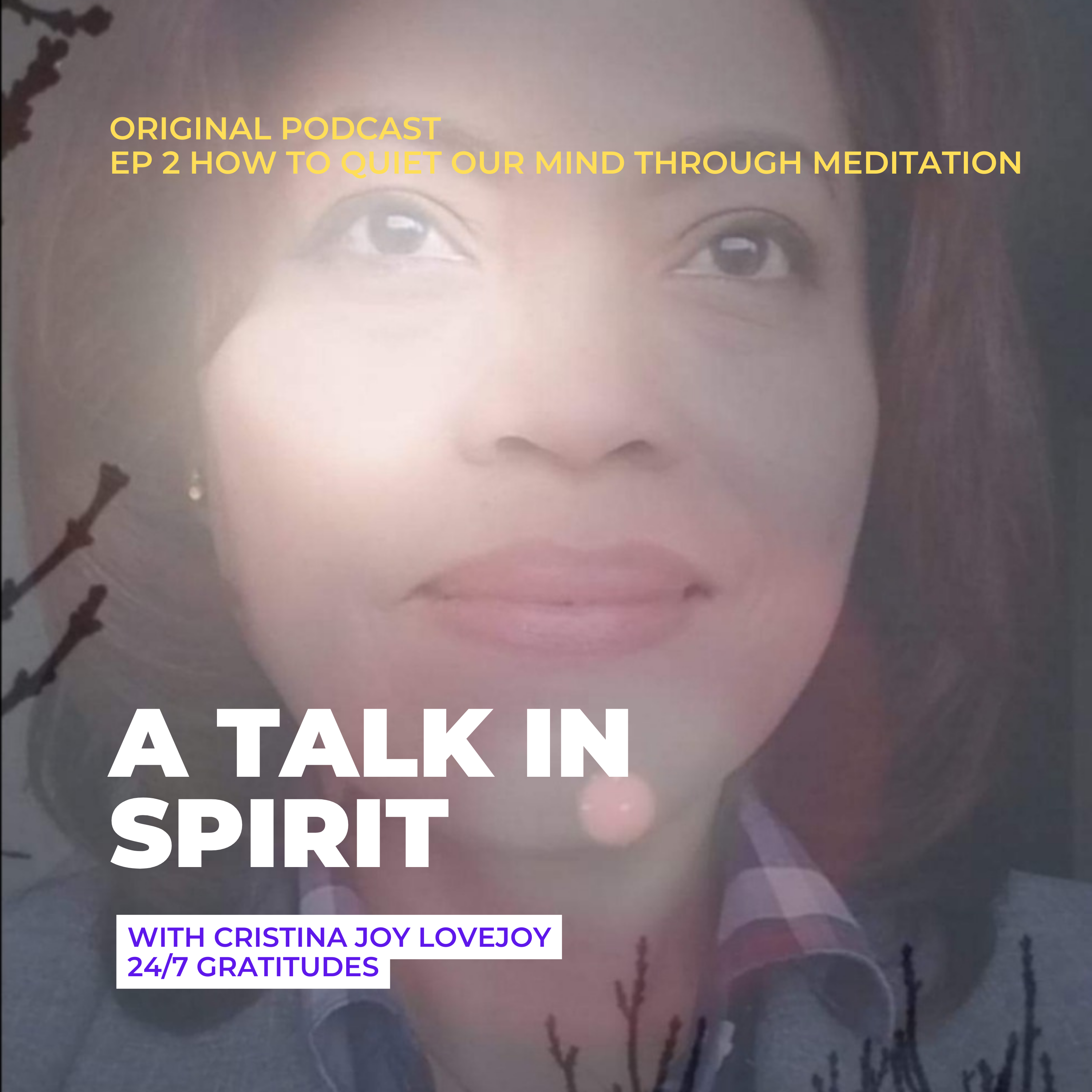 A TALK IN SPIRIT by Cristina Joy Lovejoy 24/7 Gratitudes