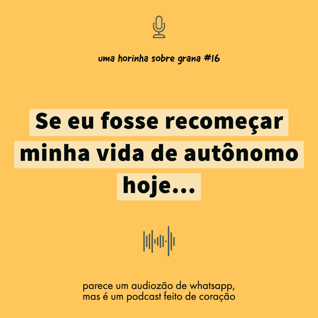 Uma horinha sobre grana