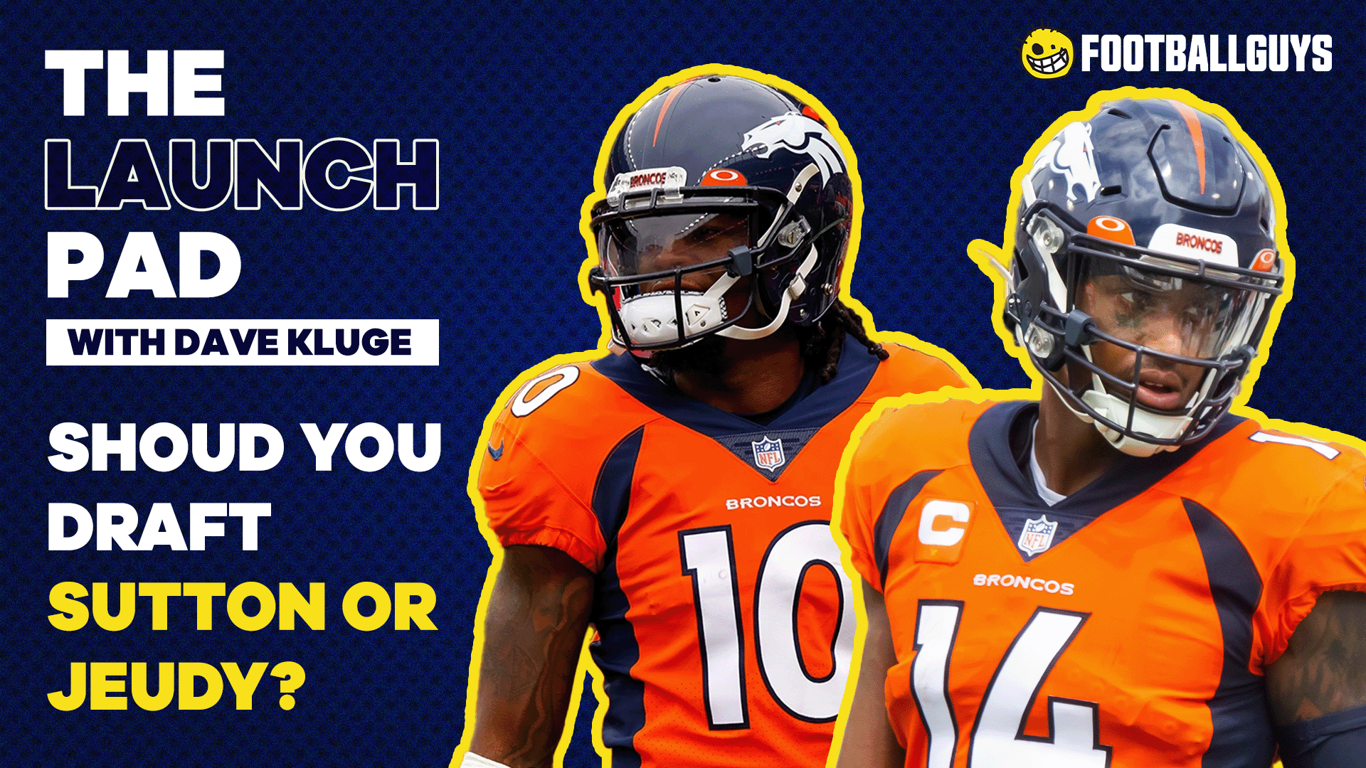 Should you draft Courtland Sutton or Jerry Jeudy?