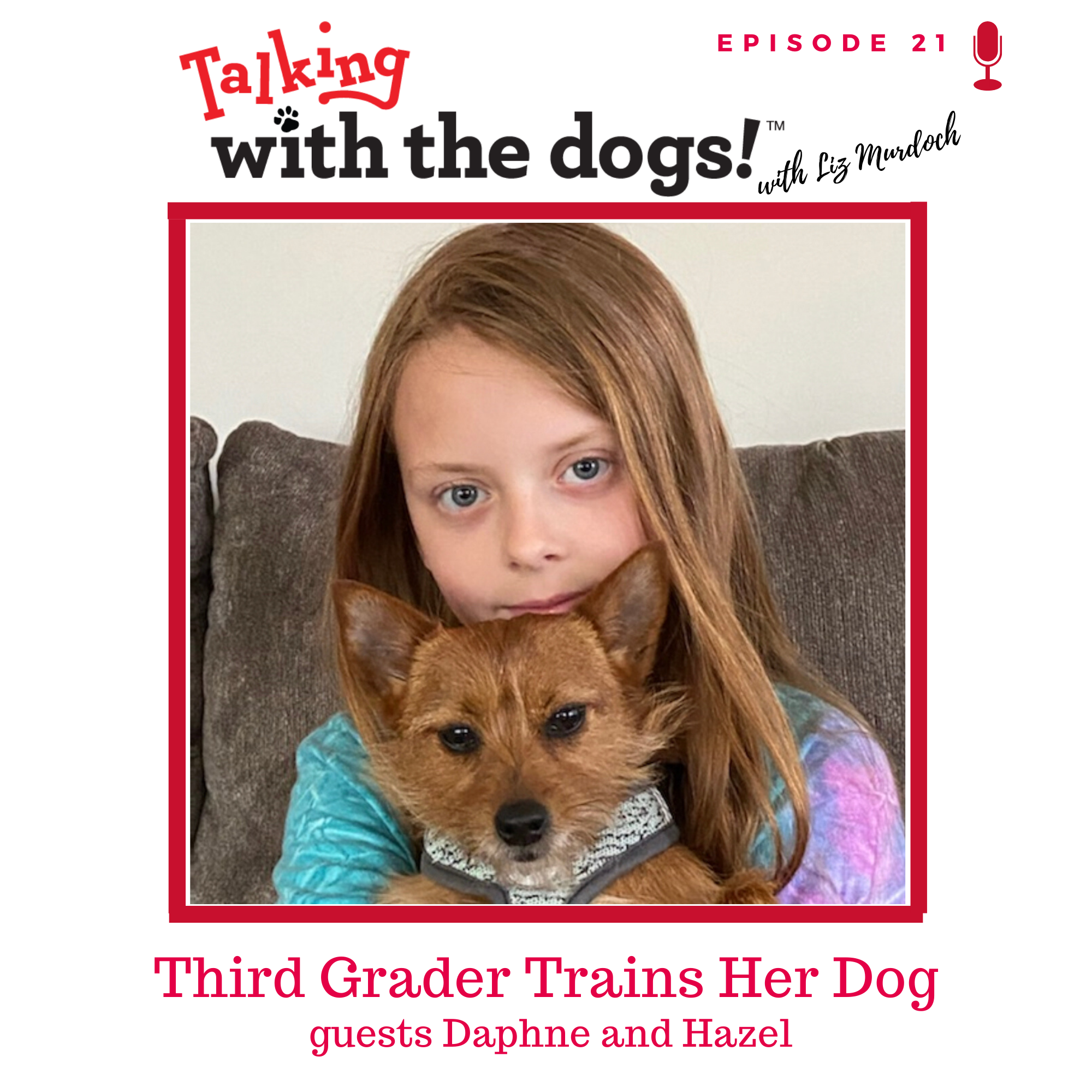 Talking with the dogs!