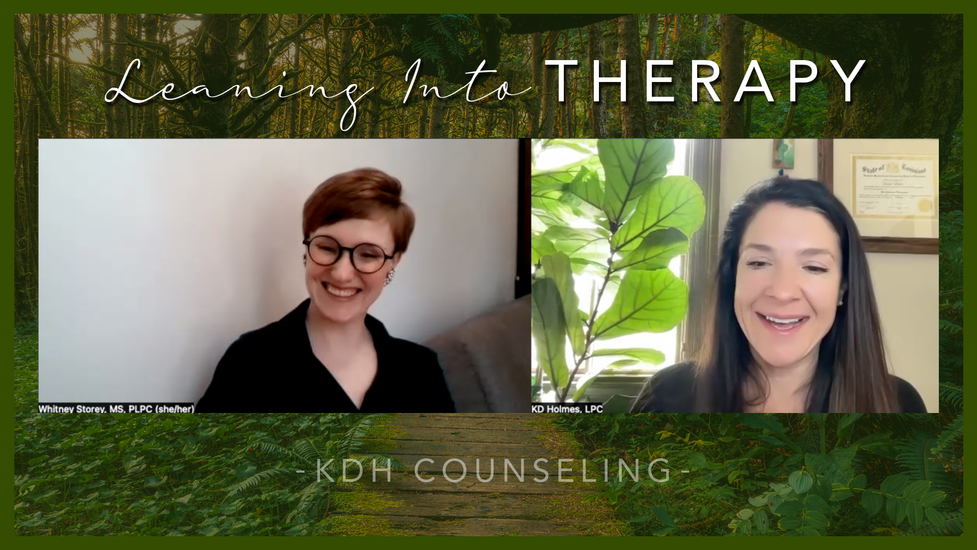 Leaning into Therapy