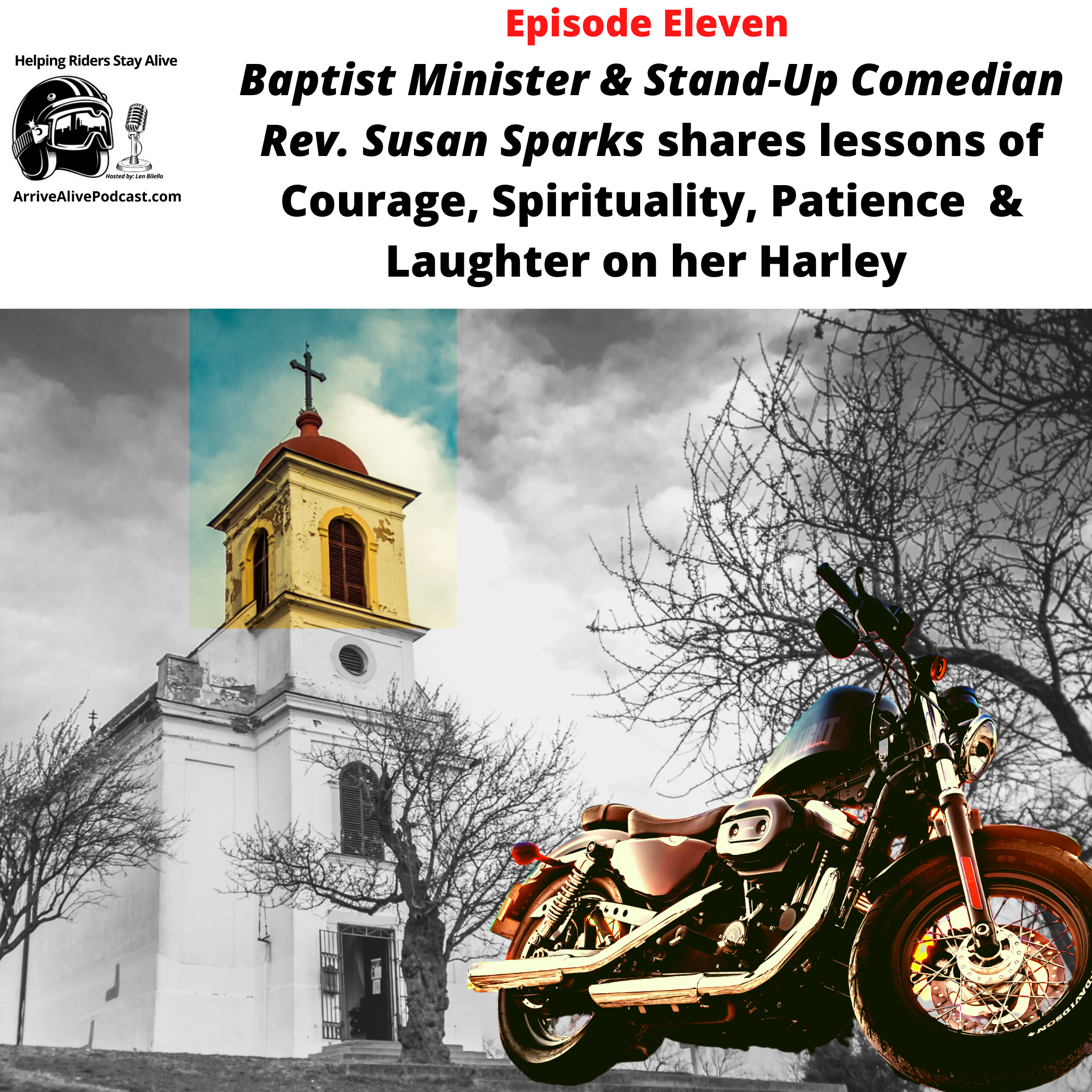 EP. 11 Rev. Susan Sparks Talks Safety and Spirituality on her Harley