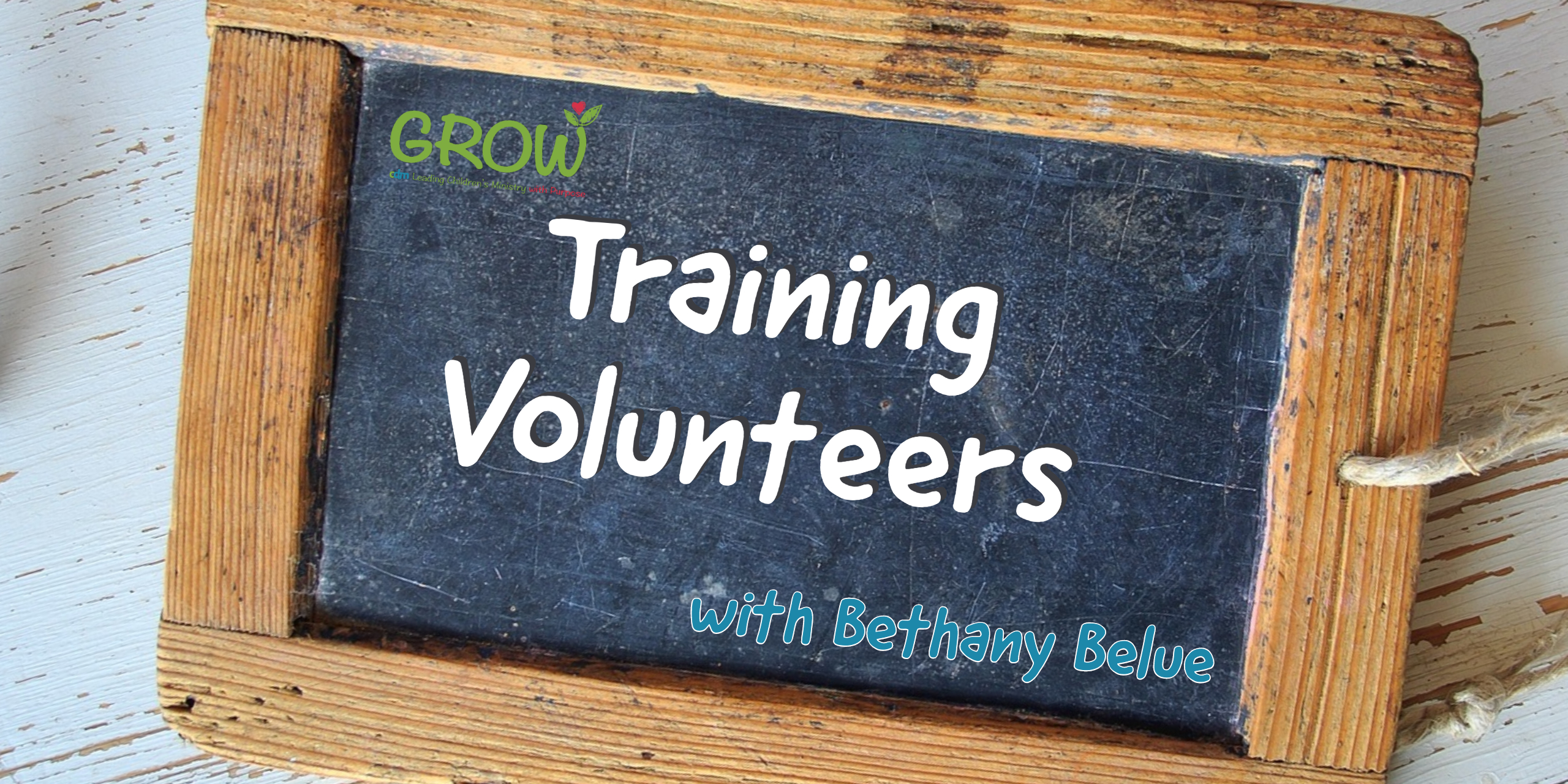 Training Volunteers with Bethany Belue