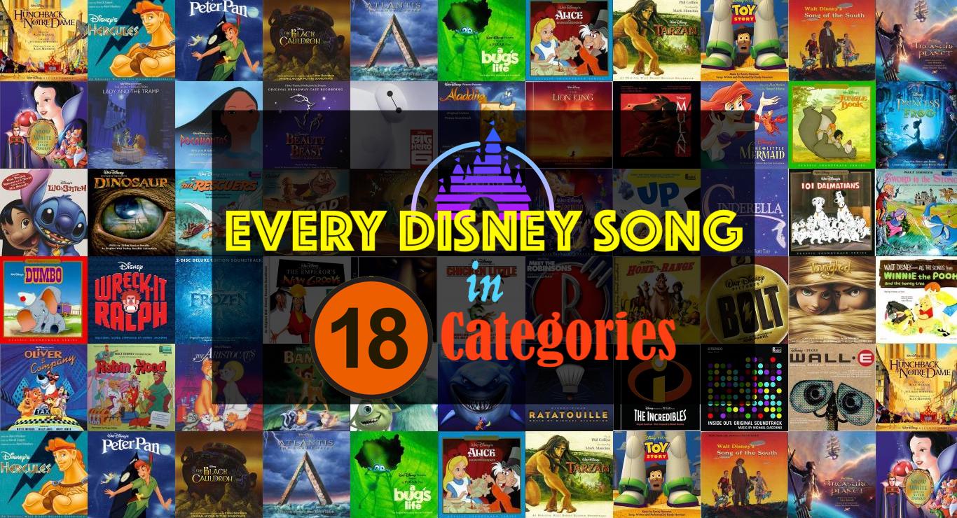 244: Every Disney Song in 18 Categories