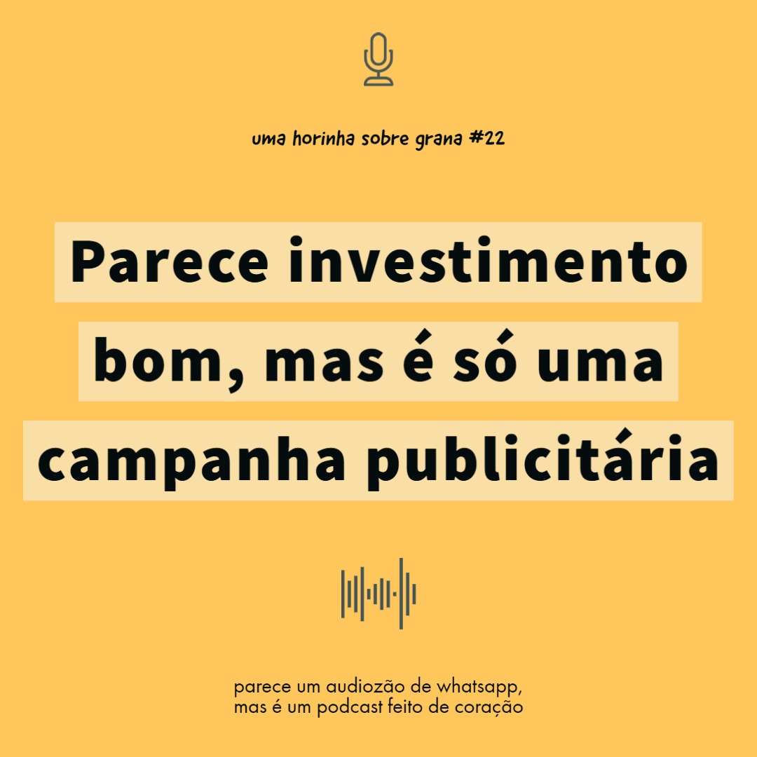 Uma horinha sobre grana