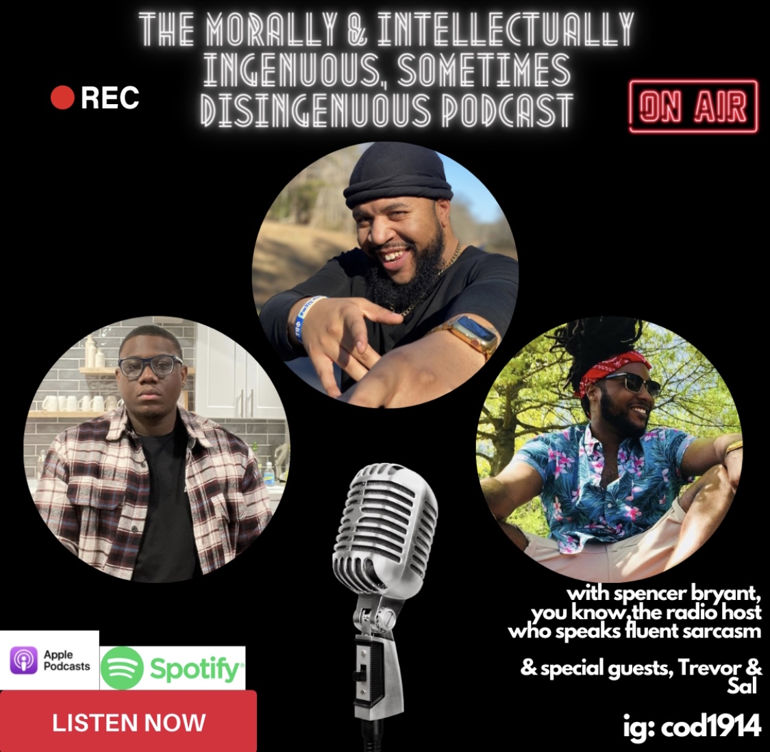 The morally & intellectually ingenuous, sometimes disingenuous podcast