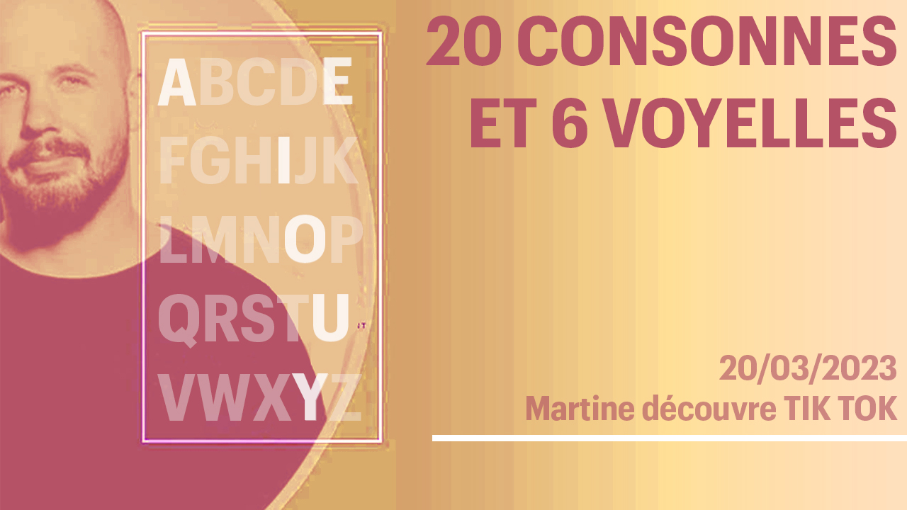 20 CONSONNES ET 6 VOYELLES