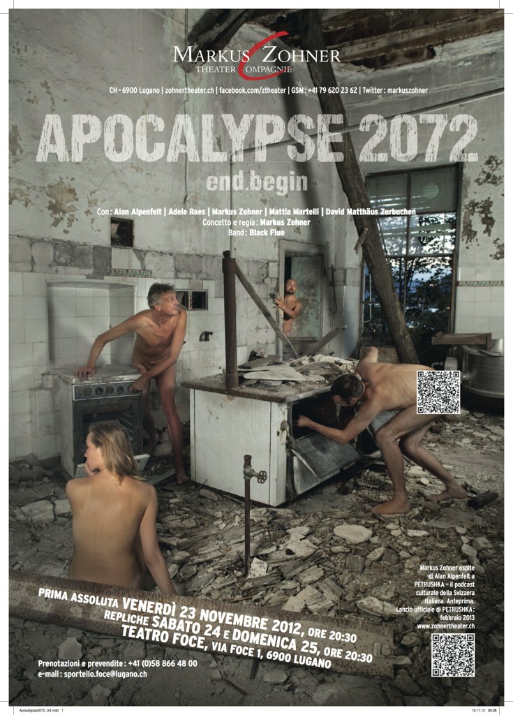 Con Alan Alpenfelt e Markus Zohner, Apocalypse 2072 | end.begin | The sense of life